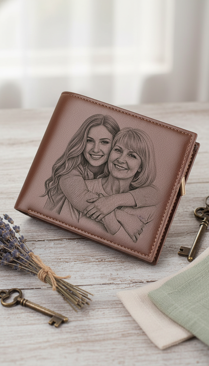 Portefeuille Gravé - Le cadeau qui marque à jamais !